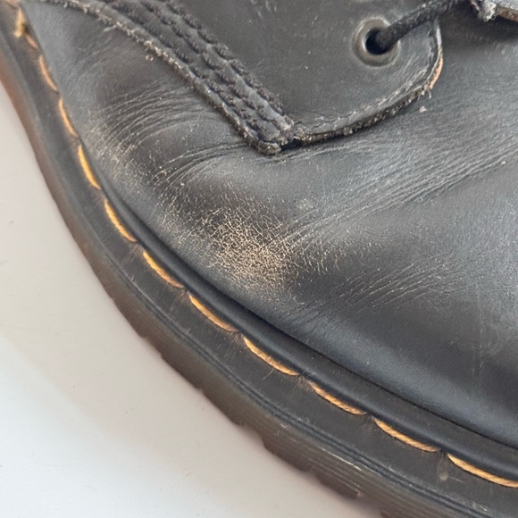 Vintage Dr. Martens Black Nappa Leather Casual Oxford Shoes 8053 Size US 10 main image 11